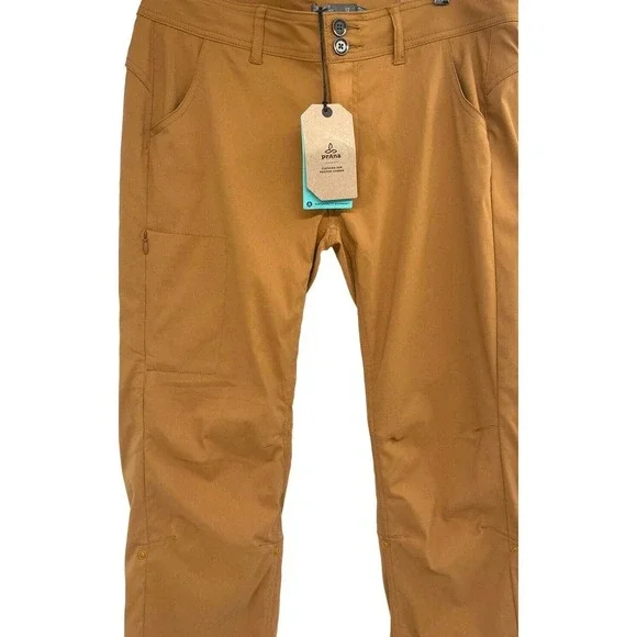 PrAna Women’s Halle Hiking Pants 12 Straight Leg Earthbound New 28" Inseam - Picture 3 of 16